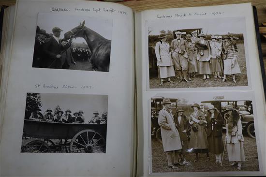 Two albums of photographs, late 19th, early 20th century